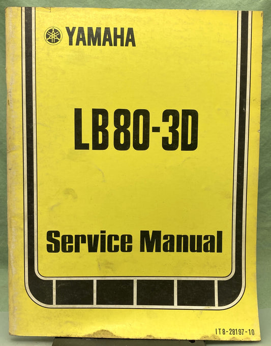 Genuine Yamaha IT8-28197-10 LB80-3D Service Manual 1976