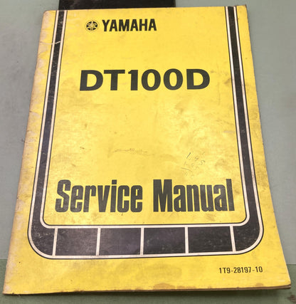 Genuine Yamaha 1T9-28197-10 DT100D Service Manual 1976