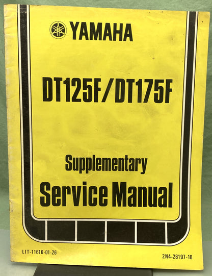 Genuine Yamaha LIT-11616-01-26 DT125F/DT175F Service Manual 1978