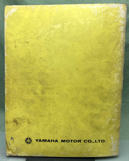 Genuine Yamaha LIT-11616-05-33 YTM225DRS Service Manual 1985