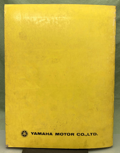 Genuine Yamaha LIT-11616-05-38 YFM350ERT Service Manual 1986