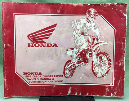 Genuine Honda 31GBF660 CR80R/CR80RB Expert Owner's Manual 1999
