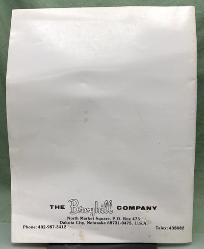Genuine Broyhill 11254-2 Power Sprayer Guide 3rd Edition 1990