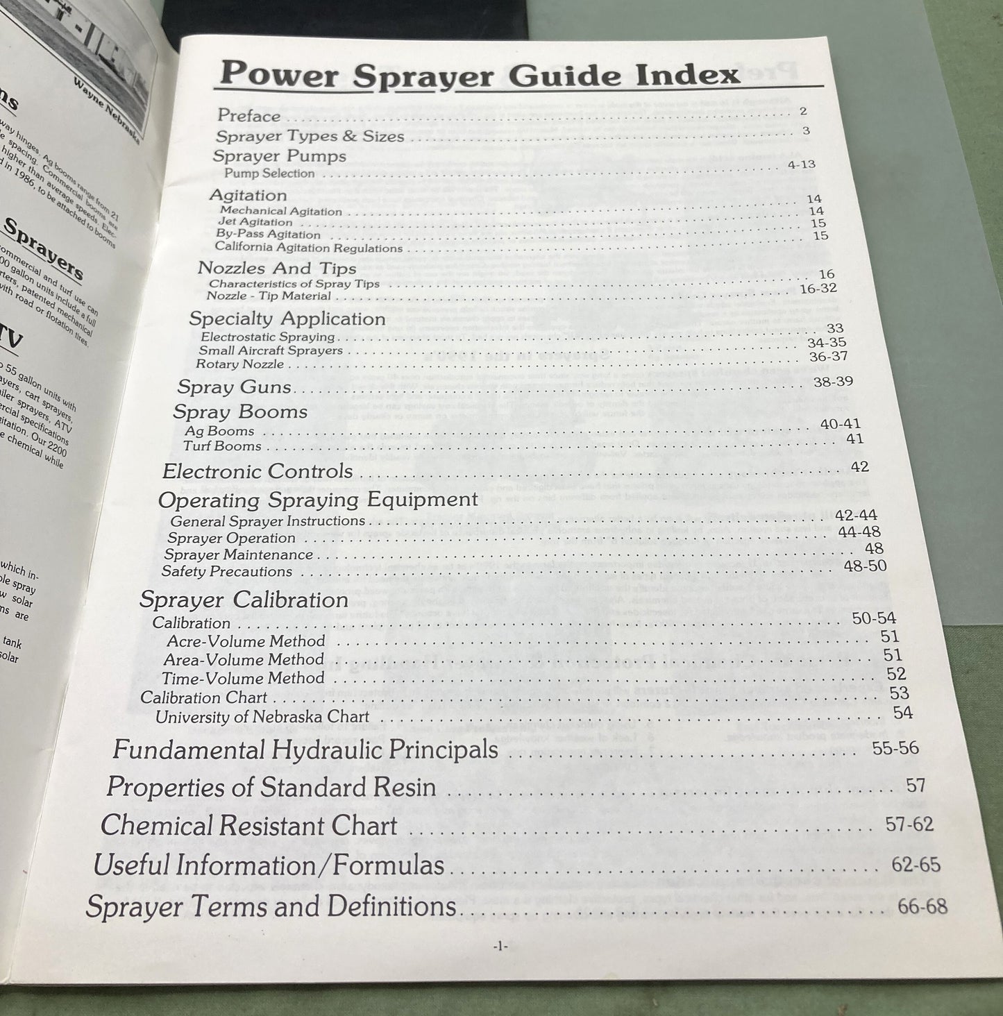 Genuine Broyhill 11254-2 Power Sprayer Guide 3rd Edition 1990