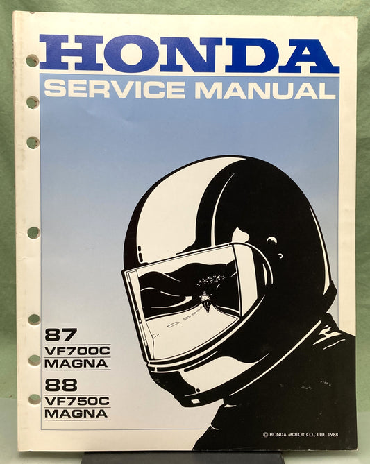Genuine Honda 61MN001 VF700C CF750C Magna Service Manual 1988