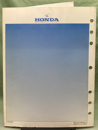 Genuine Honda 61MK301 VF700C Magna Service Manual 1986