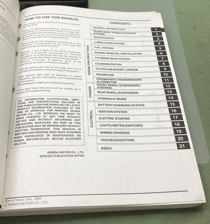 Genuine Honda 61MCN03 CB750 Nighthawk Service Manual 2000-2003