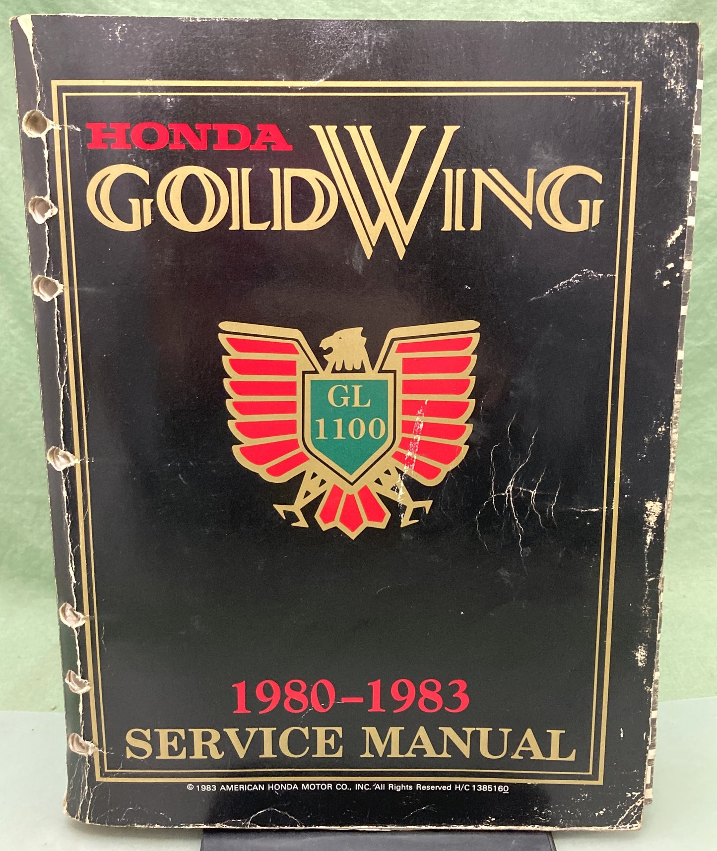 Genuine Honda 100008303 GL1100 Gold Wing Service Manual 1980-1983