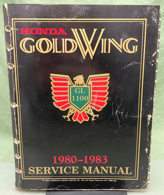 Genuine Honda 100008303 GL1100 Gold Wing Service Manual 1980-1983