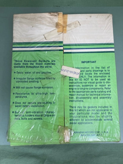 Kawasaki K14046-202A Top End Gasket Kit New Genuine
