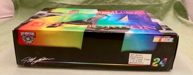 Action 1:16 Jeff Gordon Chromalusion 1998 Dually Trailer New
