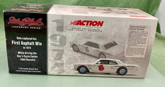 Action 1:24 Dale Earnhardt #8 1st Asphalt Win 1964 Chevelle New