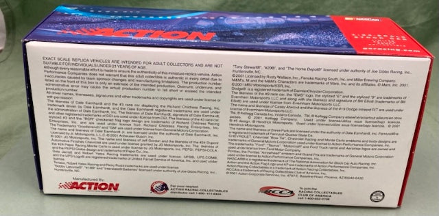 Action 1:24 Dale Earnhardt #8 1st Asphalt Win 1964 Chevelle New