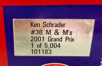 Action 1:24 Ken Schrader #36 M&M's 2001 Grand Prix New