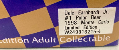 Action 1:24 Dale Earnhardt Jr. #1 Polar Bear 1998 Monte Carlo Bank New