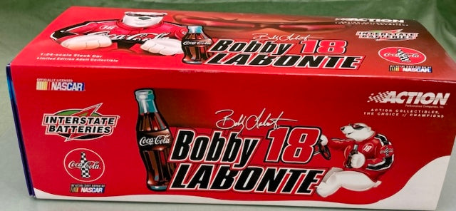 Action 1:24 Bobby Labonte #18 Interstate Batteries/ Coca-Cola Polar Bear New