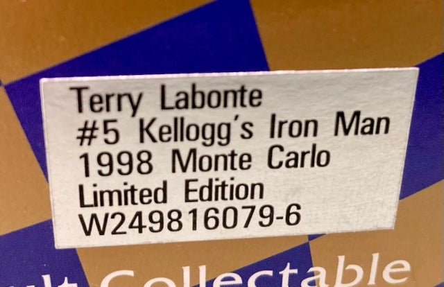 Action 1:24 Terry Labonte # 5 Kellogg's Corn Flakes /Iron Man  New