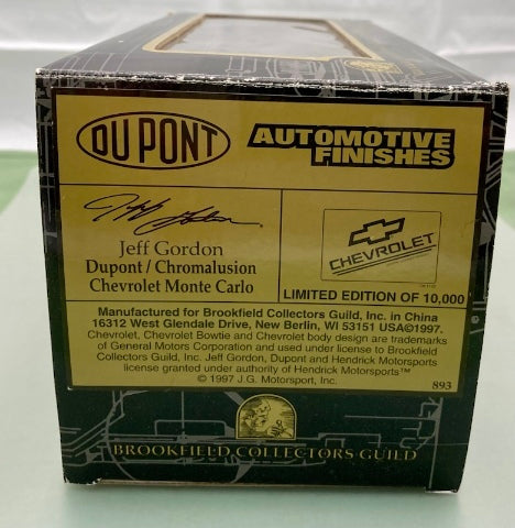 Brookfield Collectors Jeff Gordon Dupont / Chevrolet monte Carlo New