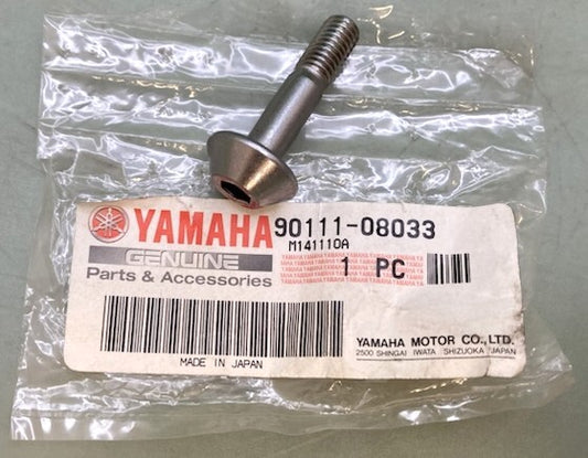 Qty 4 Yamaha 90111-08033 Bolt, Hex, Socket, Button New Genuine