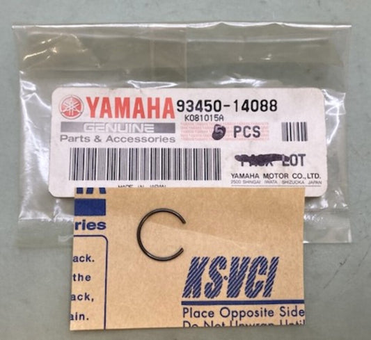 Qty 5 Yamaha 93450-14088 Inner Circlip New Genuine