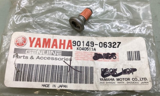 Qty 4 Yamaha 90149-06327 Countersunk Screw New Genuine