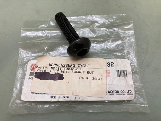 Yamaha 90111-10032 Hex Socket Button Bolt New Genuine