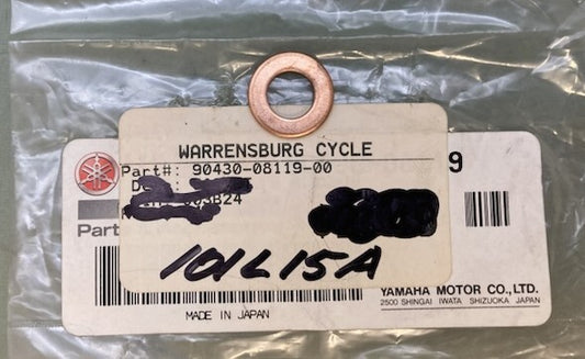 Qty 2 Yamaha 90430-08119 Plate Washer New Genuine