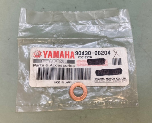 Qty 2 Yamaha 90430-08204 Gasket New Genuine