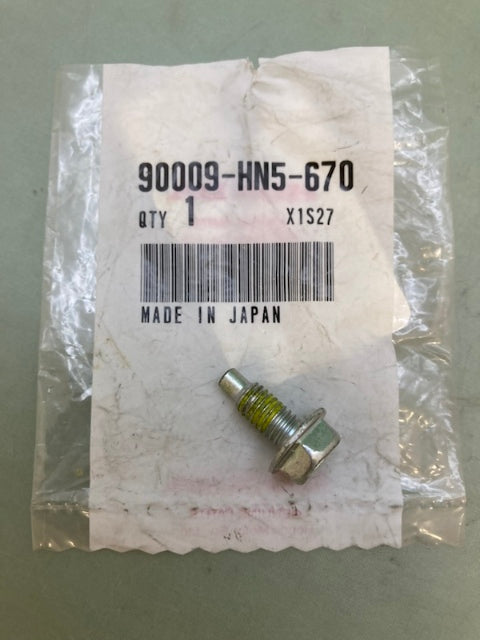 Honda 90009-HN5-670 Bolt New Genuine
