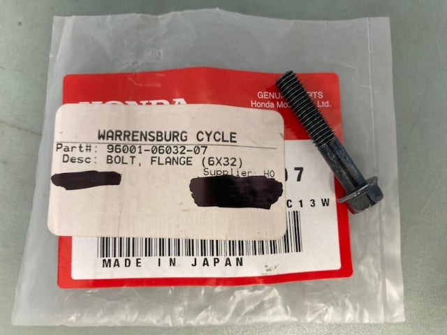 Honda 96001-06032-07 Flange Bolt New Genuine
