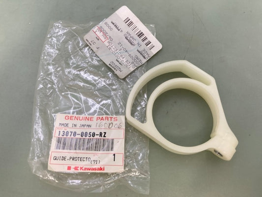 Kawasaki 13070-0050-RZ Guide, Protector, Rh, White New Genuine