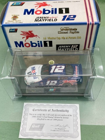 Revell Collection 1:43 Jeremy Mayfield #12 1998 Mobil 1 Ford Taurus New