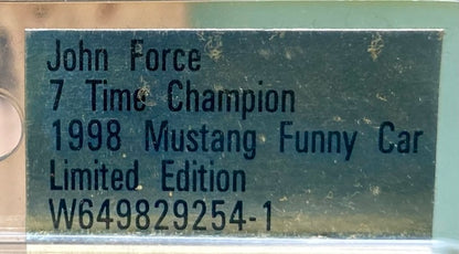 Action 1:64 Castrol GTX John Force 7 Time Champion 1998 Mustang Funny Car New