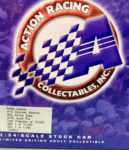 Action 1:24 Bobby Labonte Interstate Batteries MLB 2000 All Star Game New