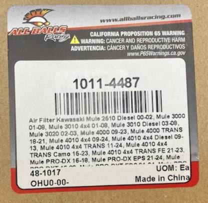 A11 Ba11s Racing 1011-4487 Filter Fits Kawasaki Mule New Genuine