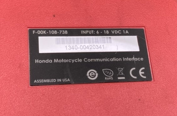 Honda F-00K-108-738 Motorcycle Communication Interface Diagnostic Tool New Gen.