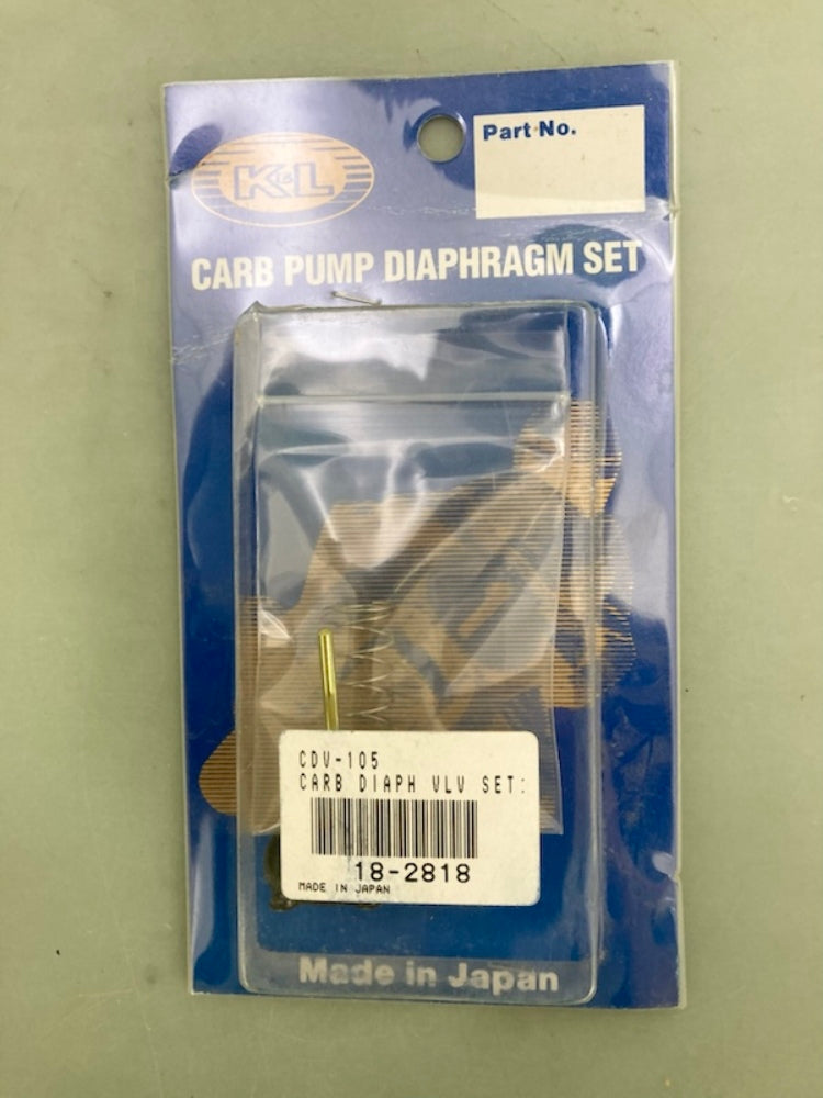 K&L 18-2818 Carb Pump Diaphragm Set New Genuine