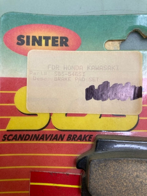 SBS 546SI Brake Pads New Genuine