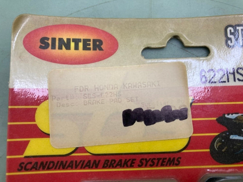 SBS 622HS FR Brake Pads New Genuine