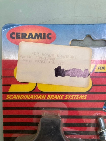 SBS 579H.HF Brake Pads New Genuine