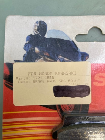 SBS 1721-1558 591HF Brake Pads New Genuine