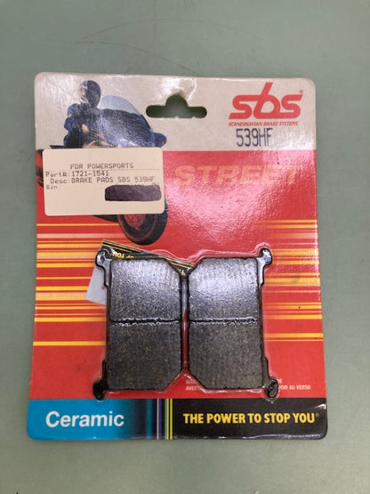 SBS 539HF Brake Pads 1721-1541 New Genuine