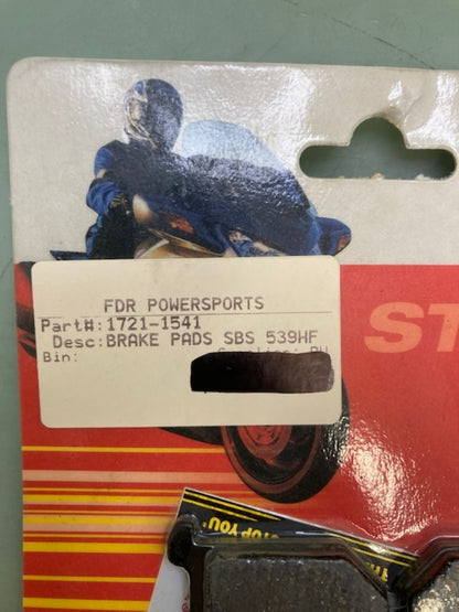 SBS 539HF Brake Pads 1721-1541 New Genuine