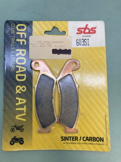 SBS 603SI Brake Pads 1721-1574 New Genuine