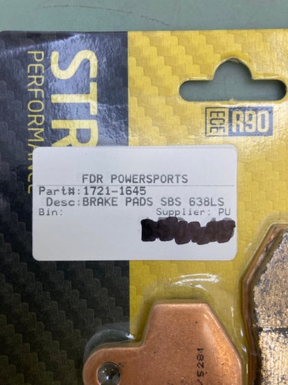 SBS 638LS Brake Pads 1721-1645 New Genuine