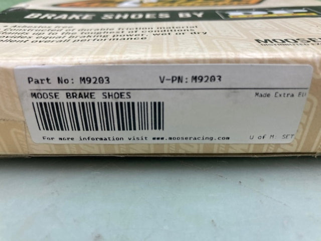 Moose M9203 Brake Shoes New Genuine