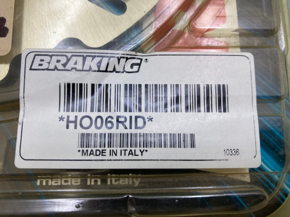 BRAKING HO06RID Brake Rotor New Genuine