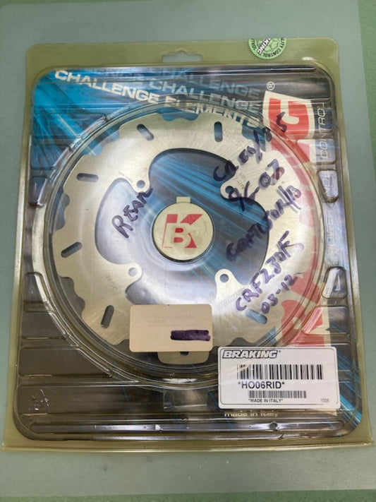 BRAKING HO06RID Brake Rotor New Genuine