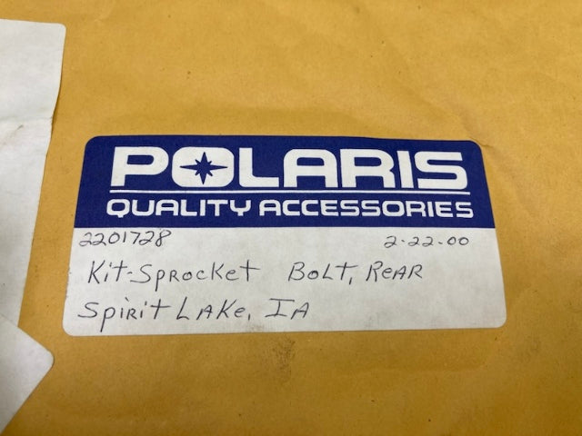 Polaris 2201728 Sprocket Bolt Repair Kit New Genuine