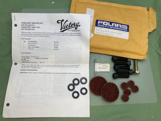 Polaris 2201728 Sprocket Bolt Repair Kit New Genuine